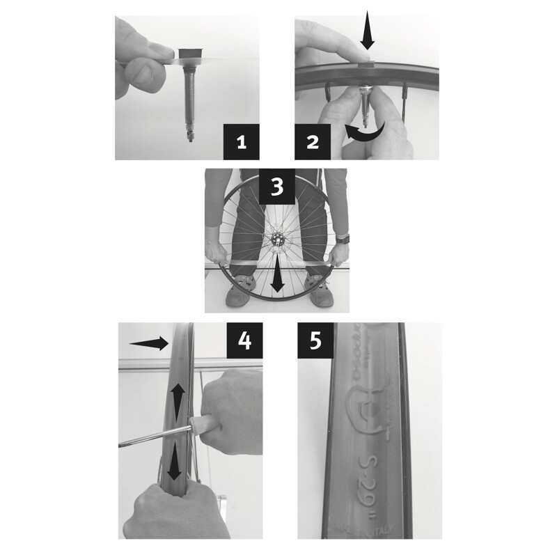 KIT tubeless in silicone Effetto Mariposa caffelatex tubeless STRIP