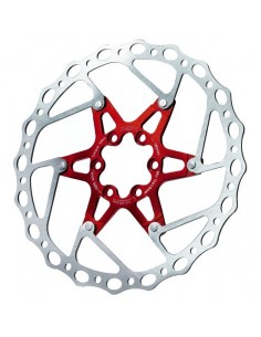 Disco freno MTB Xon con spider in alluminio 6 fori 2