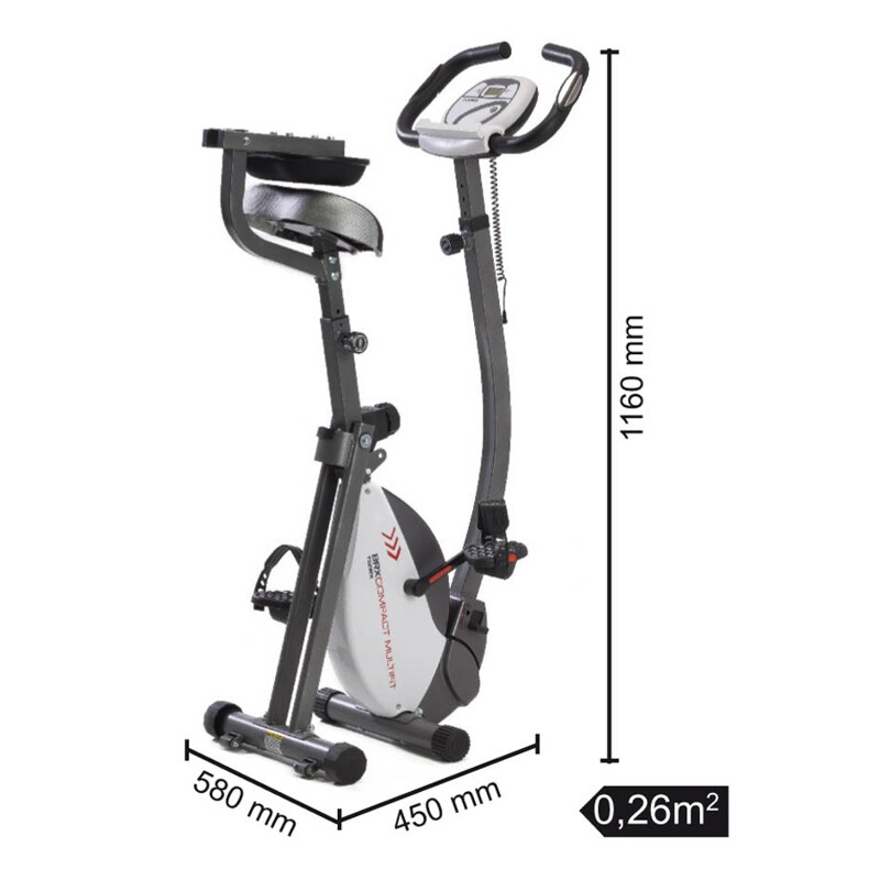 TOORX Cyclette Toorx BRX-COMPACT-MFIT magnetica con accesso facilitato salvaspazio