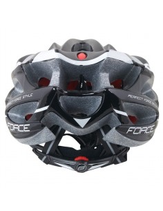 Casco bici Force Bull nero bianco 2