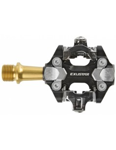 Pedali MTB Exustar PM 222 TI spd  Gold TITANIO  2
