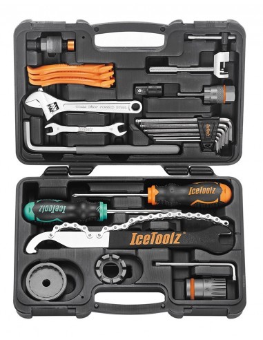 Cassetta attrezzi per manutenzione bici Icetoolz Essence