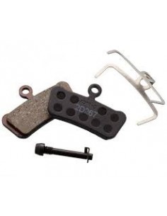 14575 - SRAM COPPIA PASTIGLIE ORGANICHE GUIDE TRAIL X0 X9 ACCIAIO