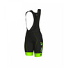 ALE' Pantaloncini ciclismo donna ALE' GRAPHICS PRR FOREVER nero-verde fluo