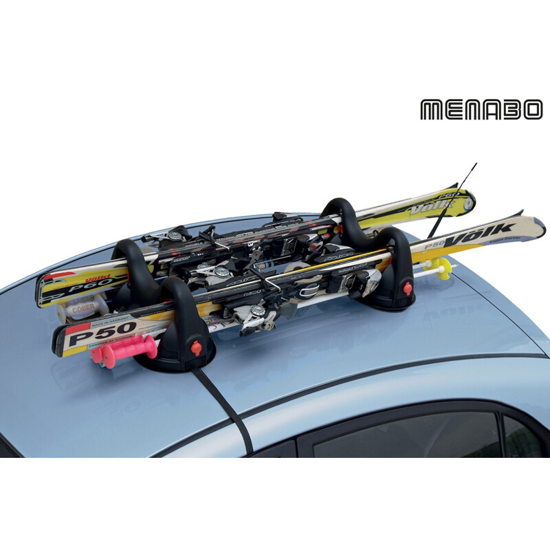Porta sci magnetico da tetto MENABO' ACONCAGUA 3.0 3 sci 2 snowboard