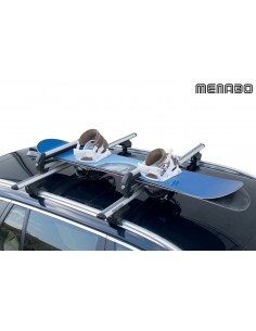 Porta sci per barre da tetto MENABO' ICEBERG 4 4 sci 2 snowboard 2