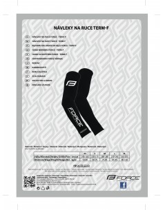 Manicotti ciclismo FORCE neri 2