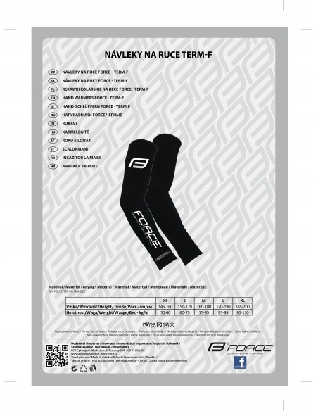 13178 - FORCE COPPIA MANICOTTI INVERNALI TERMICI S-M