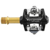 Pedali MTB Exustar PM 215 TI spd TITANIO Gold