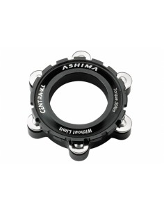 Ashima adattatore da Centerlock a 6 fori rosso AC03 per perno passante