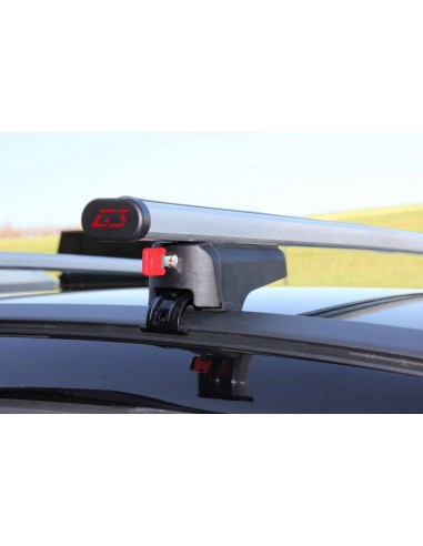 Barre Portapacchi Auto Universali | 2 Barre Alluminio Per Rails Chiusi O Rialzati - Foto 6