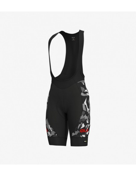 Pantaloncini ciclismo ALE' GRAPHICS PRR GLASS nero grigio 2019