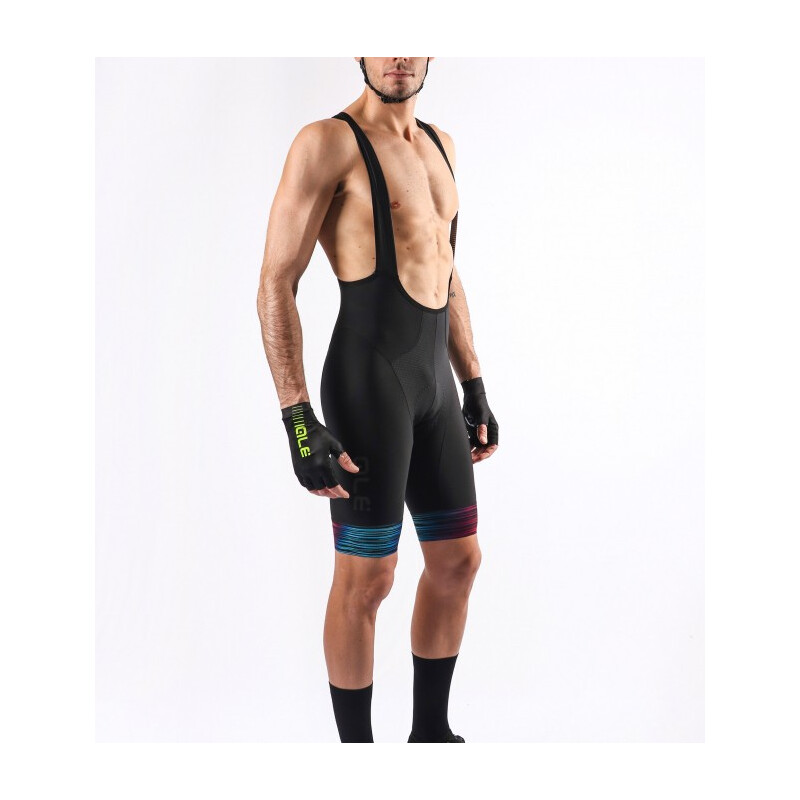 Pantaloncini ciclismo ALE' GRAPHICS PRR GLASS petrolio turchese 2019