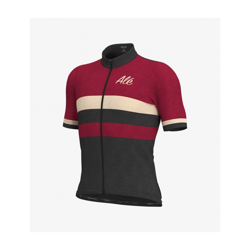 Maglia ciclismo ALE' CLASSIC VINTAGE bordeaux