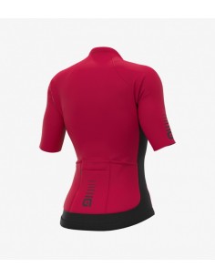 Maglia ciclismo donna ALE' FORMULA 1.0 SARTANA nero-rosa fluo 2019 2
