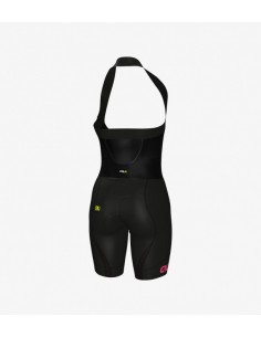 Pantaloncini ciclismo ALE' R-EV1 MASTER nero-arancio fluo-giallo fluo 2018 2