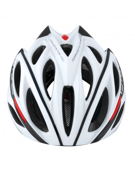 Casco bici MTb e corsa Force Bull bianco opaco