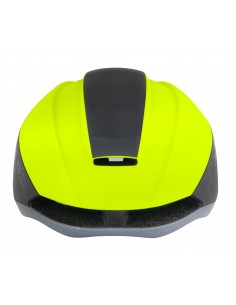 Casco bici da strada road Force ORCA giallo fluo opaco 2
