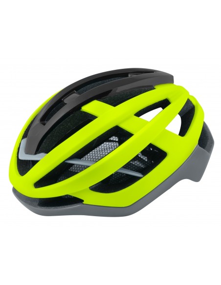 Casco bici da strada road Force lynx giallo fluo