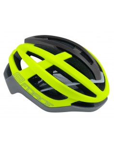 Casco bici da strada road Force lynx giallo fluo 2