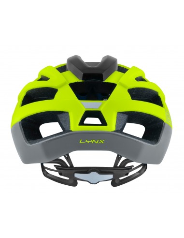 Casco bici da strada road Force lynx giallo fluo con microregolazione