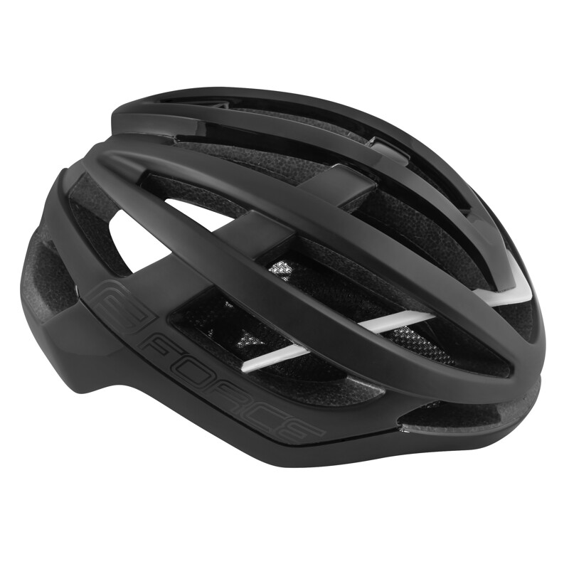 Casco bici da strada road Force lynx nero opaco