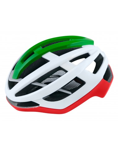 Casco bici da strada road Force lynx ITALIA tricolore