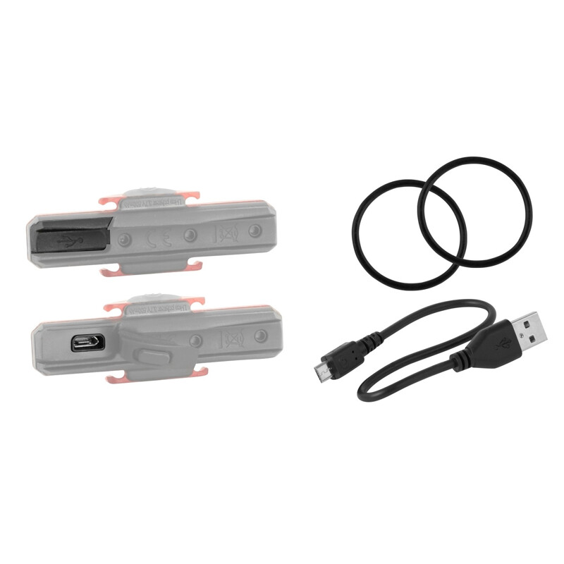 Luce posteriore di sicurezza FORCE COD usb ricaricabile
