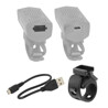 Kit luce anteriore + posteriore di sicurezza FORCE DOT led usb