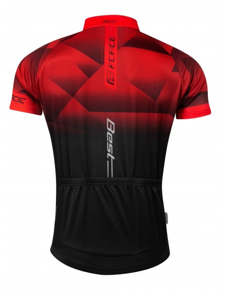 Maglia ciclismo FORCE BEST nero fluo