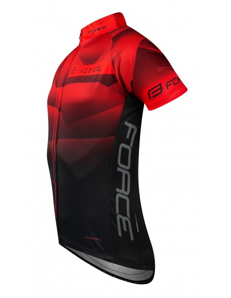 Maglia ciclismo FORCE BEST nero fluo