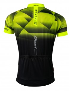 Maglia ciclismo FORCE BEST nero rosso 2