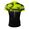 Maglia ciclismo FORCE BEST nero rosso