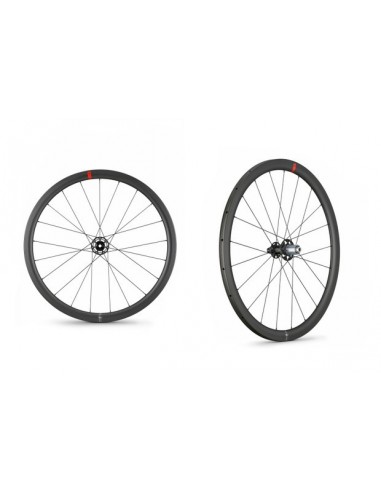 Coppia ruote in carbonio WILIER MICHE disc tubeless NDR CK38