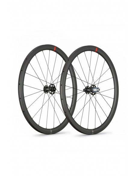 Coppia ruote in carbonio WILIER MICHE disc tubolare ULT38KT