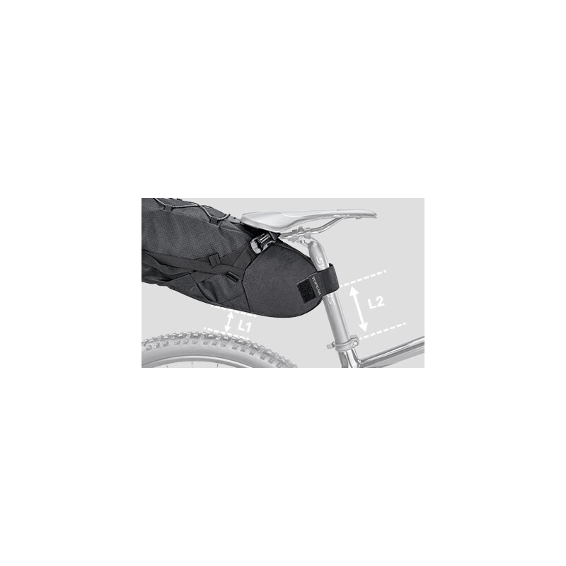 Topeak Borsa posteriore sottosella bikepacking TOPEAK BACKLOADER 10L
