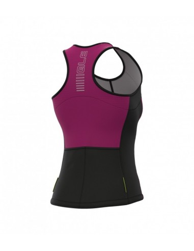 Canotta Top ciclismo donna ALE' SOLID BLOCK ciclamino