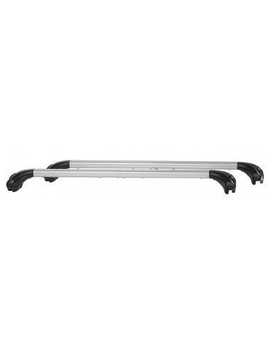Barre Portatutto Owen 5.0 - Per Auto Con Corrimano Alto, 120 Cm, Portata 90 Kg, In Alluminio
