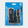 M-WAVE Kit luce anteriore + posteriore di sicurezza led M-WAVE ATLAS K11 UB