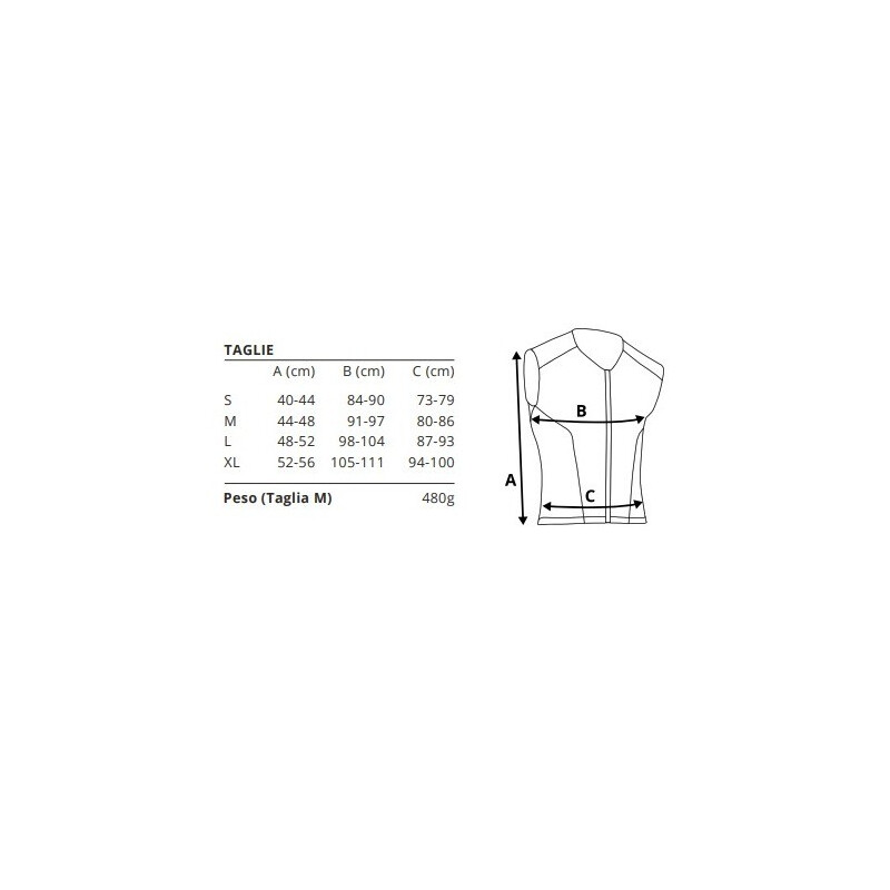 Bluegrass Eagle Pettorina protezione Bluegrass Armour LITE EVA 2026