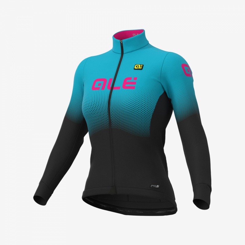 Maglia invernale ciclismo donna ALE' Onda Micro Lady manica lunga