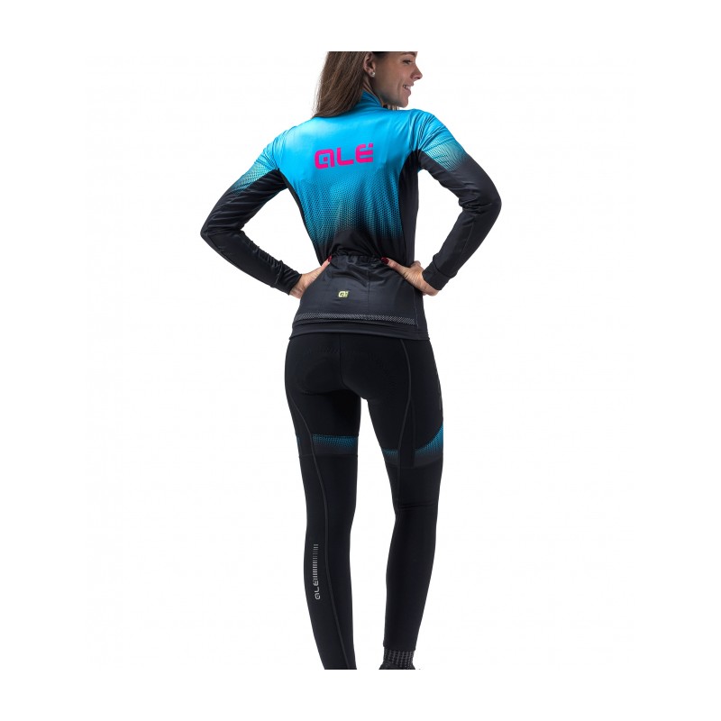 Maglia invernale ciclismo donna ALE Onda Micro Lady manica lunga