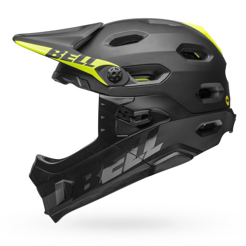 Casco MTB BELL SUPER DH Spherical Mips mentoniera removibile 2022