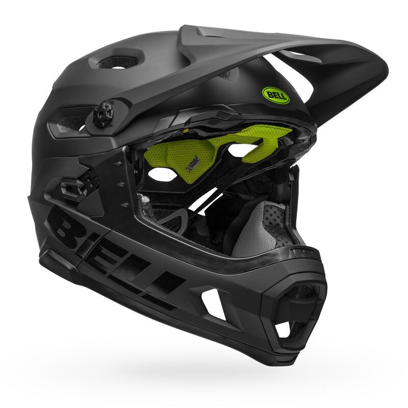 Casco MTB BELL SUPER DH Spherical Mips mentoniera removibile 2022