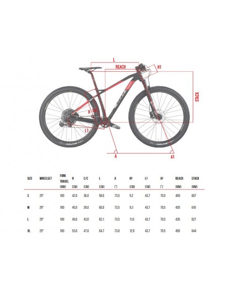 Kit Telaio MTB Wilier 101X carbonio monoscocca 2021