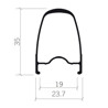 VISION Coppia ruote in alluminio VISION TEAM 35 CL disc TL XDR