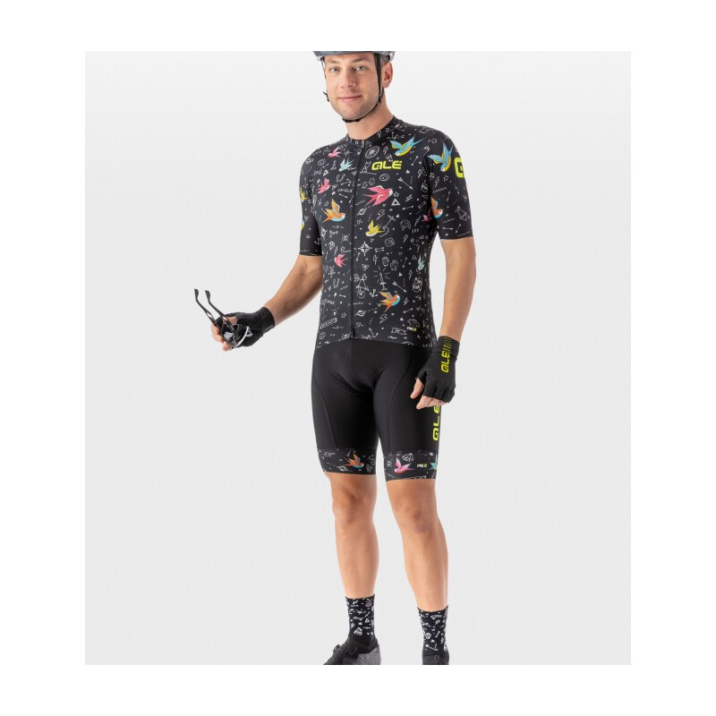 ALE' Maglia ciclismo ALE' GRAPHICS PRR VERSILIA nero