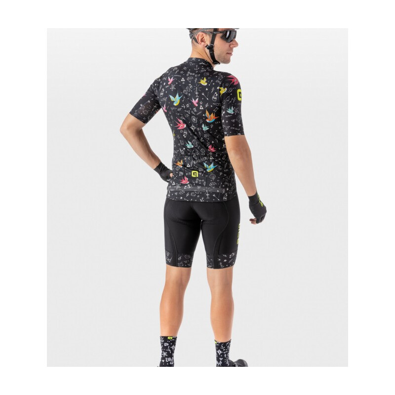 ALE' Maglia ciclismo ALE' GRAPHICS PRR VERSILIA nero