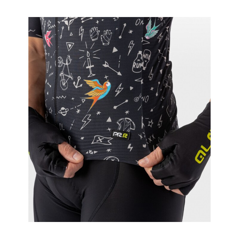 ALE' Maglia ciclismo ALE' GRAPHICS PRR VERSILIA nero