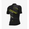 ALE' Maglia ciclismo ALE' SOLID FLASH nero fluo